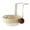 #5-White, variant on Sink Strainer Basket, Hanging Kitchen Sink Drain, Multifunction Food Waste Filter Basket with Bottom Release, for Vegetable Washing and Dish Drying(White)