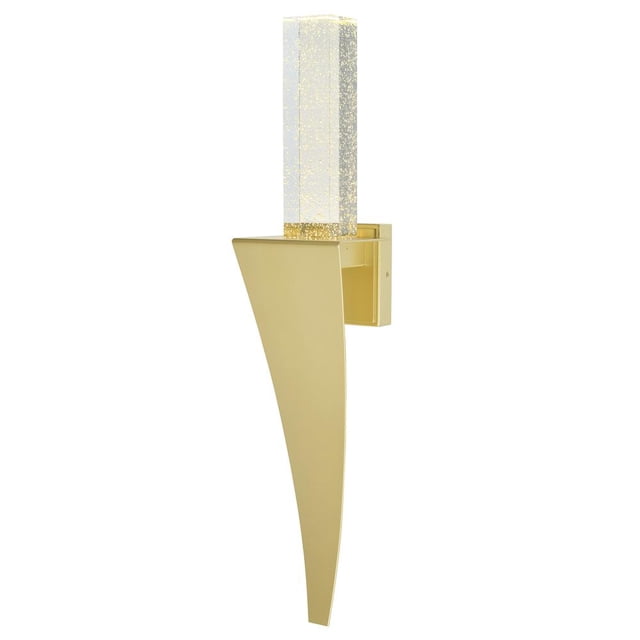 Lampe Murale Intégrée LED Satin Or