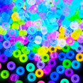 thumbnail image 1 of Sunlode Cuentas Pony que Brillan en la Oscuridad 1000 piezas Neón, 1 of 8