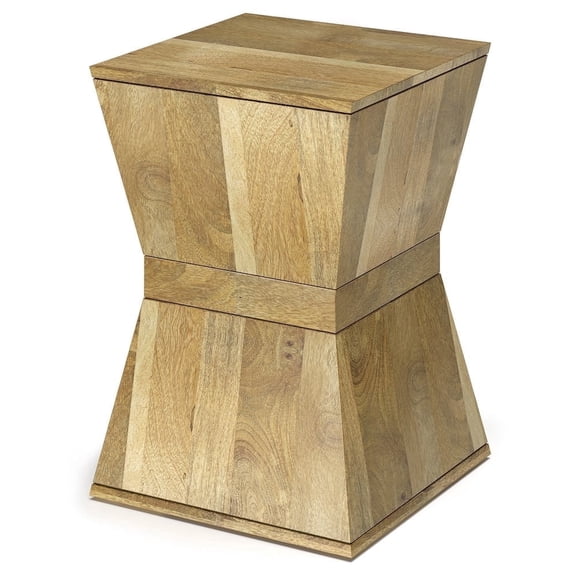 Simpli Home Westfield 14 inch Wide Mango Wood Side Table in Natural