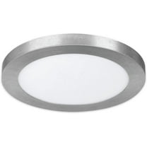 Feit Electric LED 11 in. W x 11 in. L Nickel LED Flat Panel Light Fixture