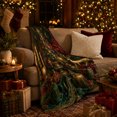 thumbnail image 3 of Festive Christmas Tree Ornaments Gifts Still Life Rich, Festive Holiday Scene, Warm Flannel Blanket for Living Room and Family Room, Art Lovers Christmas Gift, Festive Home Decor, 3 of 9