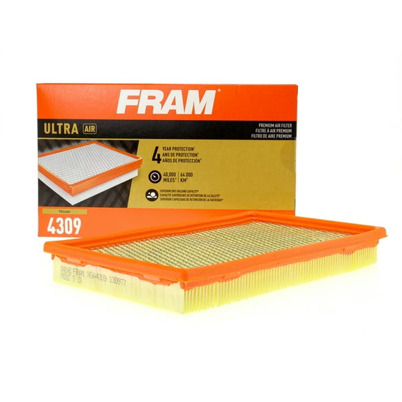 FRAM Ultra Air XGA4309, Premium Engine Air Filter, Replacement Filter for Select Infiniti and Nissan Vehicles Fits select: 1993-2018 NISSAN ALTIMA, 2013-2020 NISSAN PATHFINDER