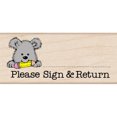 thumbnail image 2 of Hero Arts Mounted Rubber Stamp 1.5"X1.75"-Please Sign &amp; Return Pup, 2 of 2