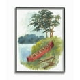thumbnail image 2 of The Stupell Home Decor Collection The Canoe Trip Illustration Framed Wall Art, 2 of 5