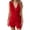 Red, variant on Short Sets for Women Sleeveless V Neck Button Vest and Shorts 2 Piece Matching Set Business Casual Blazers Work Sets