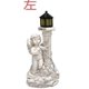 thumbnail image 2 of unique Garden Angel Figurine, Angel Statue Garden Decor with Solar Lights, Solar Resin Cherub Angel Statue with Roma Pillar Garden Decoration, 2 of 3