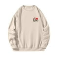 thumbnail image 5 of Tauxra Mens Printed Long Sleeve Sweatshirt, Casual Round Neck Top for Outdoor and Everyday Wear, Polyester Blouse, 5 of 5
