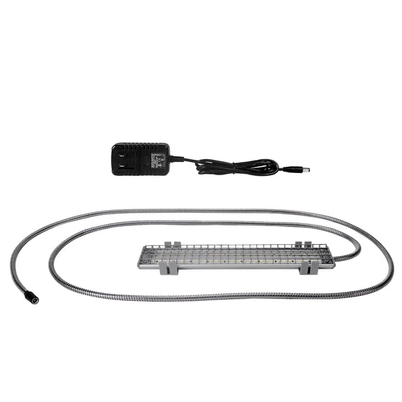 HappyBird Lighting Bird Cage Light with Chew Guard - Full Spectrum LED Pet Light - Simulates Natural Environment - Safe for Hookbill Birds – Easy to Install - (10" Long)