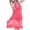 Watermelon Red, variant on JSGEK Sexy Babydoll Lingerie Nightgown for Women Halter Neck Sheer Mesh with Lace Trim Mini Dress Intimate Sleepwear Nightwear Purple M
