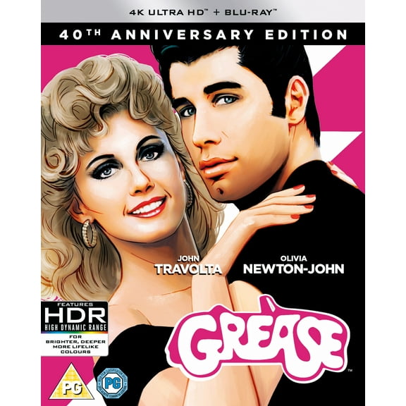 Grease 40th Anniversary (4K Ultra HD) Barry Pearl Jeff Conaway Sid Caesar Kelly Ward Didi Conn