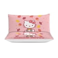 thumbnail image 3 of Hello Kitty Duvet Cover Set 3-Piece Bedding Set Soft Warm And Comfortable Soft Bed Set with 1 Duvet Cover And 2 Pillowcases for Bedroom All Season 90"x90", 3 of 7