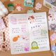thumbnail image 3 of MOhm-pegatinas de dibujos animados de animales Kawaii, suministros escolares de papelería para álbum de recortes, 45 unids/lote por caja, 3 of 4