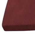 thumbnail image 4 of Sofá Elástico Rojo Futón Asiento Banco Cojín Funda Antideslizante Sofá Funda a de Muebles Proteger de Rasgaduras, Derrames Y Mancha 1 asiento Soledad Funda de cojín para sofá, 4 of 8