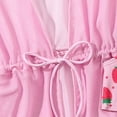 thumbnail image 5 of Toddler Girls Swimsuits 3 Piece Strawberry Print Cute Bikini With Cover Up Bathing Suit Swimwear Size 7-8 Years, 5 of 5
