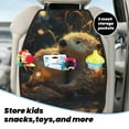 thumbnail image 3 of Uemuo Adorable Otter Pair Hug Printed Car Back Seat Protector,2 Pcs Backseat Car Organizer, Kick Mats Back Seat Protector , Back Seat Organizer for Kids, 3 of 8