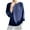Navy, variant on Inleife Womens Shirts Women's Fashion R-Neck Long Sleeve Loose Solid Color Blouse