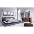 thumbnail image 2 of Modrest Jagger 91x108" Modern Polyester Fabric California King Bed in Gray, 2 of 7