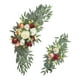 thumbnail image 4 of 2 guirnaldas florales artificiales para arco de boda, decoración de fondo de boda Rojo, 4 of 9