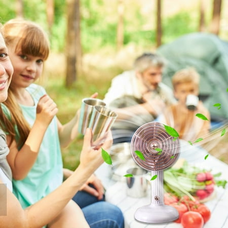 

JGJJUGN Portable Mini Fan with Silent Powerful Turbo Cute Design 3 Speeds USB Rechargeable and Lightweight for Travel and Home Use