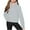 Gray, variant on Girls Half Zip Sweatshirt Fleece Quarter Zip Pullover Sweatshirts Fall Clothes for Teen Girls Thumb Hole Hot Pink 5-6 Years