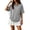Gray, variant on Stralyhd Womens Polo Shirts Short Sleeve Tops Casual Tops Collared V Neck Dressy Blouses Gray M