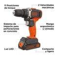 thumbnail image 3 of BLACK+DECKER Taladro 2 Velocidades 20V MAX* BCD703C1-B3 (Reacondicionado), 3 of 5