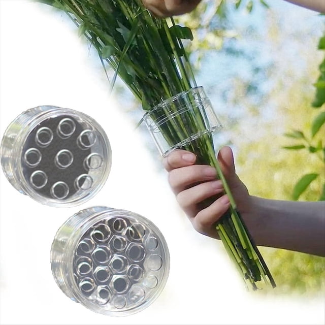 Soporte de Tallo en Espiral de Ikebana, Rejilla Floral Reutilizable para Florero, Moldeador de Flores para Flores Soporte de Tallo en Espiral para Florero L+S