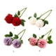 thumbnail image 2 of Wosthever 12 Uds flores artificiales crisantemo bola planta flores ramo de novia para jardín fiesta cafetería decoraciones Decoración Blanco, 2 of 6