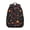 Basketball and Hoop, variant on Basketball and Star Navy Pattern Backpack for School, Cute School Bag with Adjustable Shoulder Straps and Padded Back, 15.3"x11"x7.1"