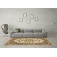 thumbnail image 3 of Ahgly Company Indoor Rectangle Medallion Brown Traditional Area Rugs, 2' x 5', 3 of 4