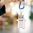 thumbnail image 4 of Pocket Size Keychain Calculator Key Ring, 8-Digit LED Display Multi-purpose Standard Function Calculator, Small Portable Electronic Calculator Pendant, Ideal for Students Home, School, Office Gray, 4 of 9