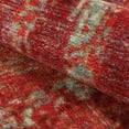 thumbnail image 2 of BNM Modern Brushstroke Non-Slip Washable Indoor Runner Rug, 2' 7" x 8', Orange, 2 of 3