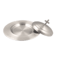 thumbnail image 3 of Mayur Export Stainless Steel Communion Ware Holy Wine Serving Tray With A Lid & A Stacking Bread Plate With A Lid + 40 Cups - (Matte), 3 of 5