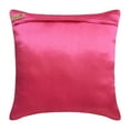 thumbnail image 3 of The HomeCentric Pillow Covers Pack of 2 22x22 inch (55x55 cm) Pillow Cover Pink Pillow Cover Checkered Crushed Art Silk Throw Pillow Cover Crushed Silk Pillow Cover Checkered Patchwork - Dreamy Pink, 3 of 5