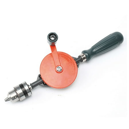 

1/4inch Portable Hand Crank Drill Manual Drill With Double Pinions For Wood Plastic Double Gear