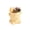 Creamy yellow jar (one jar + six forks), variant on Bear-shaped Ceramic Fruit Fork Set with 6 Colorful Ball Handles for Kitchen and Dessert
