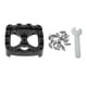 thumbnail image 2 of Cubierta de almohadilla de pedal de resistente cubierta de almohadilla de reposapiés antideslizante para FX soft tail motocicleta negr Yotijar Pedal de freno del cojín de cubierta, 2 of 10