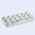 thumbnail image 2 of 12 Egg Holder for Fridge with Lid Reusable Egg Carton Plastic Egg Storage Container Bin Clip On Egg Tray Refrigerator Organizer for Kitchen Camping, 2 of 2