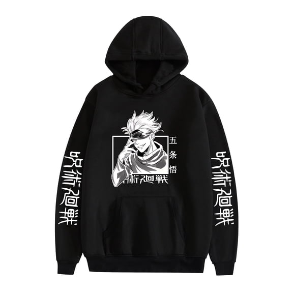 Jujutsu Kaisen Satoru Gojo Printed casual loose hooded sweaters for men and women
