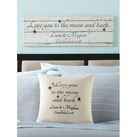 Personalized Love You To The Moon And Back Canvas 9 X 27 Walmart Com Walmart Com Personalized Love You To The Moon And Back Canvas 9 X 27 Walmart Com Walmart Com