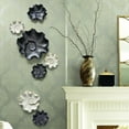 thumbnail image 1 of Moderno Creativo Y Carpas Adorno en Murales de Pared 3D Calcomanías para Sala de Dormitorio TV Fondo Hoja de loto beige L BLESIY Decoración de pared 3D, 1 of 8