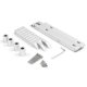 thumbnail image 5 of Aleación de Aluminio Auto Car Front Trasera Asas de Agarre Kit de Barra de Agarre para Wrangler JK 2007-2018 Tecnología de Fabricación - Plata Soledad Asas de agarre, 5 of 7