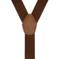 thumbnail image 3 of KAMBERFT Coffee Suspenders for Men 1.4 inch Wide Adjustable Elastic Y-Back Braces with 3 Metal Clips, 3 of 4