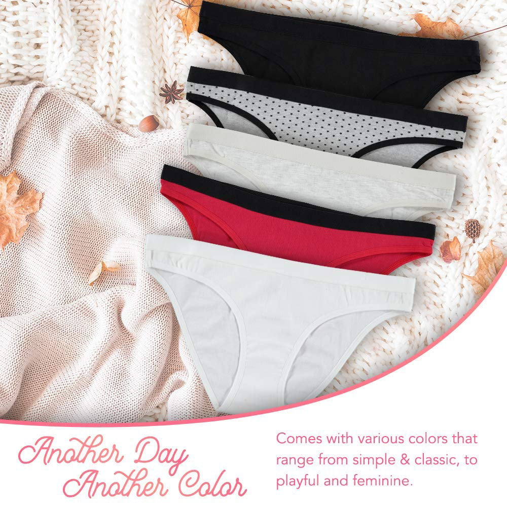 Womens Bikini Panties Seamless Underwear - 12 Multi Pack - Comfy Cotton,  Pinch Free (Extra Large) 
