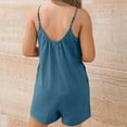 thumbnail image 4 of vigerkar Summer Maternity Jumpsuit,2025 New Oversized Jumpsuit - Maternity & Postpartum,with Adjustable Straps,Breathable Navy, L, 4 of 6