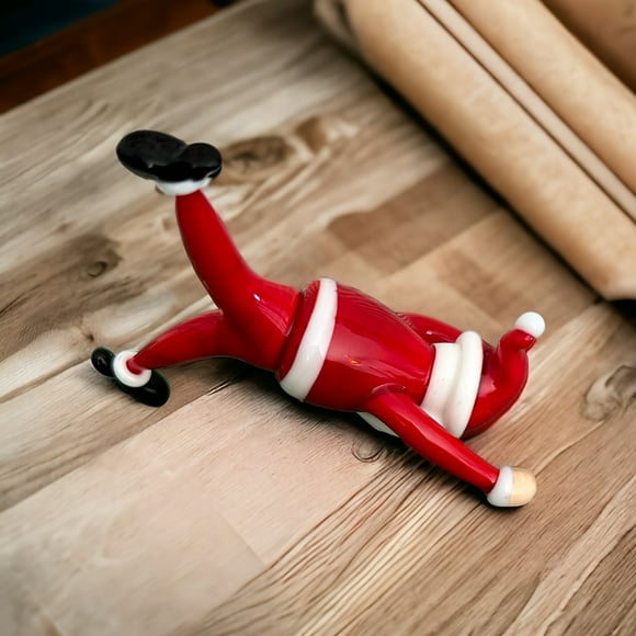 Yoga Santa Figurine Dog