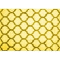 thumbnail image 1 of Ahgly Company Machine Washable Indoor Rectangle Trellis Yellow Contemporary Area Rugs, 8' x 12', 1 of 4