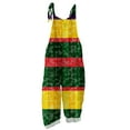 thumbnail image 4 of Dresfit Mardi Gras Overalls for Women Patchwork Sleeveless Romper 2026 Wide Leg Adjustable Strap Carnival Jumpsuit Petite Holiday Graphic Outfits Yellow 2XL, 4 of 4