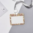 thumbnail image 6 of Kdxio Seashells Card Badge Holder Work Badge Sleeve for Office, School, Factory, ID Credit Cards, Driver Licenses and Passes, 6 of 7